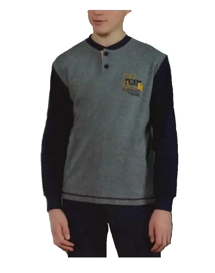 PIGIAMA RAGAZZO IN CALDO COTONE NAVIGARE ART. 16359 COL. E MIS. A SCELTA - immagine 2