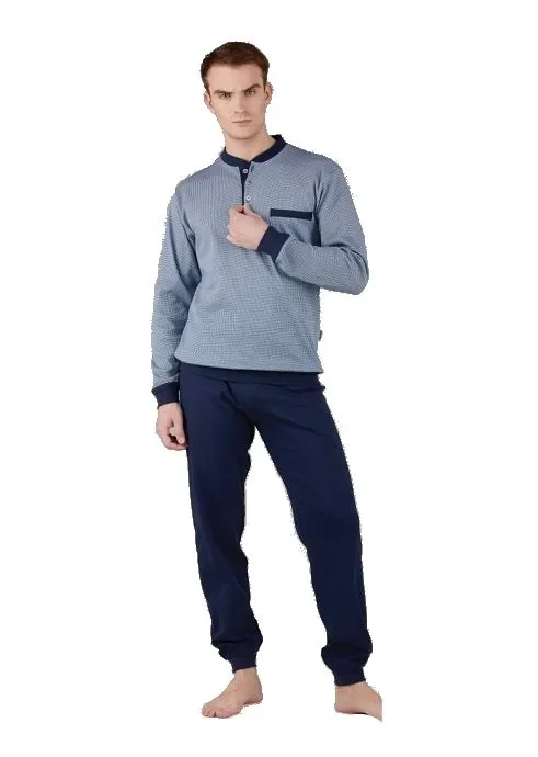 Pigiama uomo in caldo cotone Bip Bip art 6424 colore e misura a scelta - immagine 2