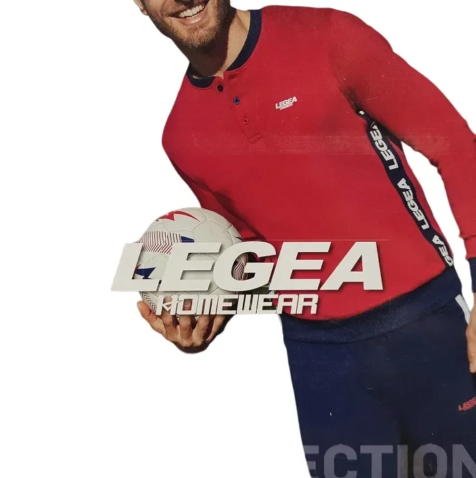 Pigiama uomo in caldo cotone invernale Legea art PG42632-AS1