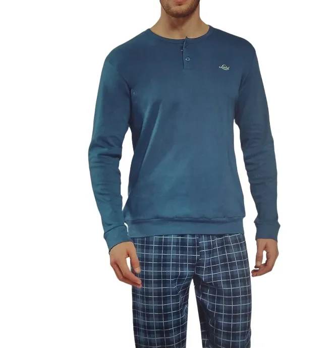 Pigiama uomo in caldo cotone invernale Liabel art 0PUI23 L3S