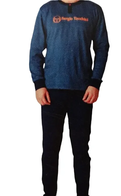 Pigiama uomo in caldo cotone invernale Sergio tacchini art PGI 2004B