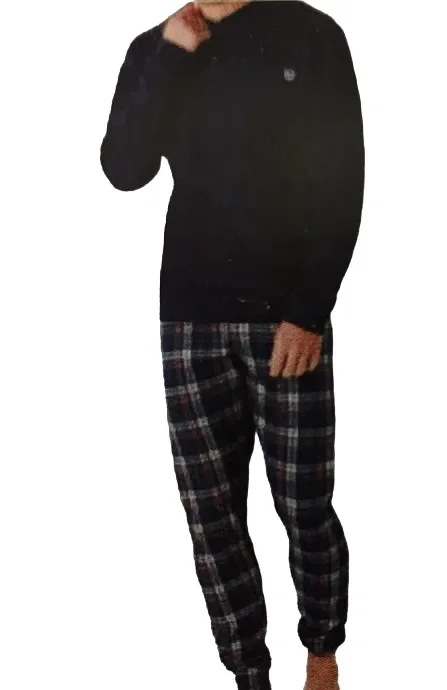 Pigiama uomo in caldo cotone invernale Sergio tacchini art PGI 4003B Saldi