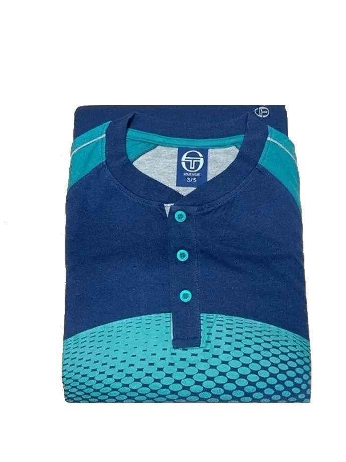 Pigiama uomo in cotone primaverile Sergio Tacchini art. PG34115-AS1-24 col. e mis. a scelta Fornitura - immagine 3