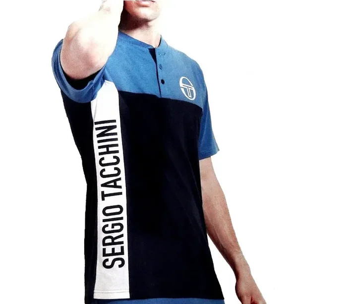 Pigiama Uomo in cotone primaverile Sergio Tacchini Art PG36079 Colore a scelta Misura a scelta