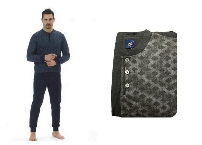 pigiama uomo invernale major art. dakar col. e mis. a scelta