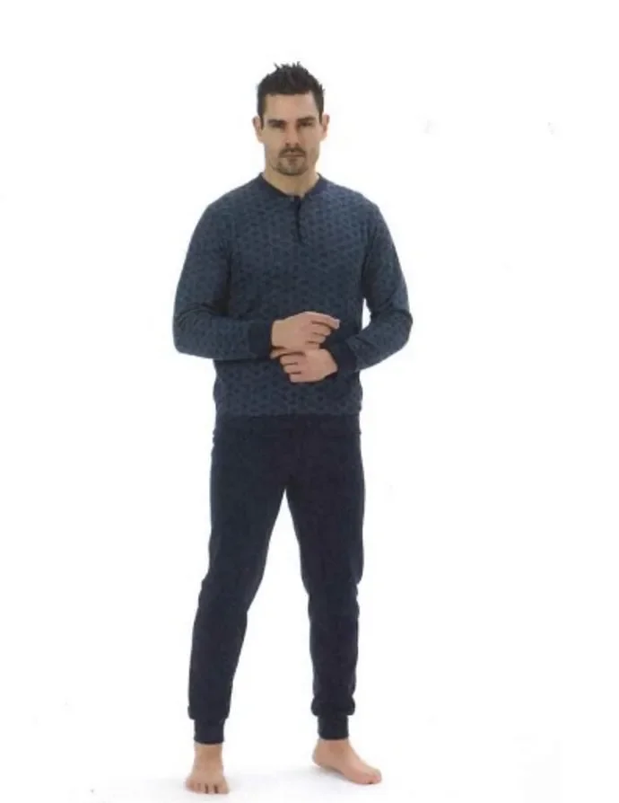 pigiama uomo invernale major art. dakar col. e mis. a scelta - immagine 2