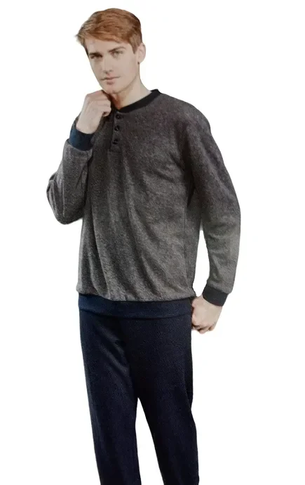 Pigiama Uomo KISSIMO Art 22U15020 A-I 22 Colore a scelta Misura a scelta Vendita calda - immagine 3