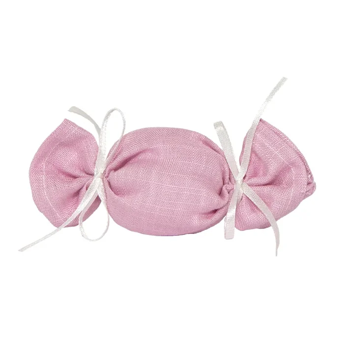 Piovaccari Bomboniera Bustina Caramella H 7 Cm L 15 Cm Lavender 10 Pz