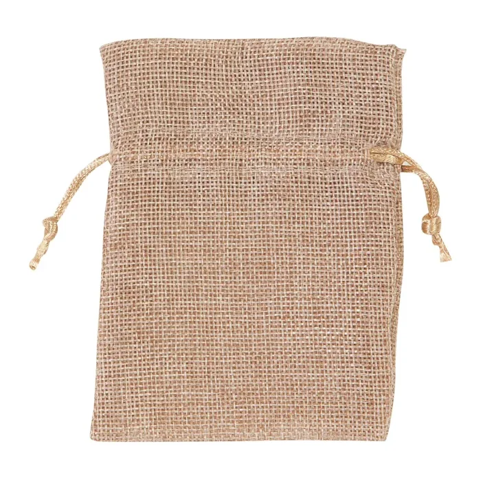 Piovaccari Bustina Portaconfetti Tela H 12 x 9 Cm Dove – Grey 10 Pz