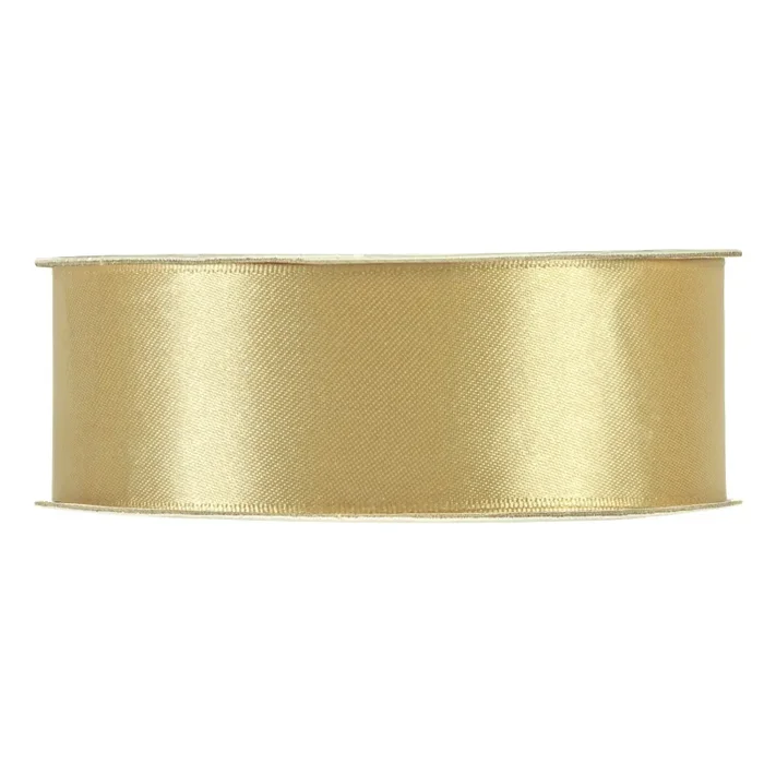 Piovaccari Nastro Raso 25 Mm 50 Mt Colore Oro Chiaro