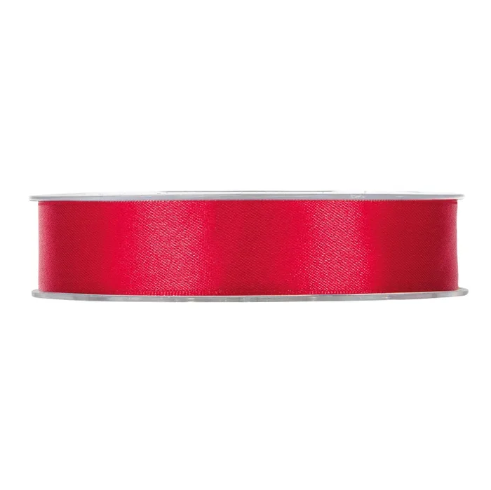 Piovaccari Nastro Raso 25 Mm 50 Mt Colore Rosso