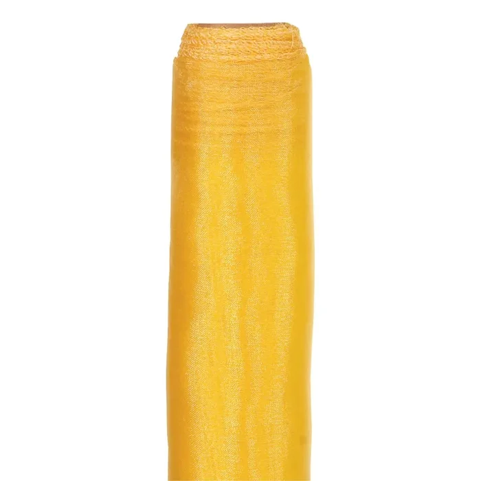 Piovaccari Rotolo Organza Single Tone H 50 Cm L 9 Mt Yellow