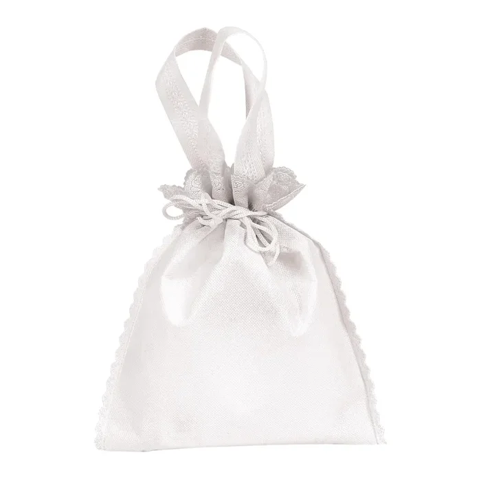 Piovaccari Sacchetto Toffy Cm 21 x 25 H Bianco