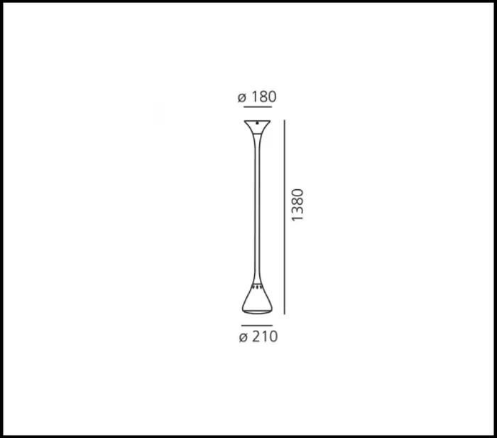 Pipe Led lampada a sospensione - immagine 3