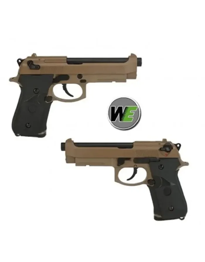 Pistola a Gas M9 A1 Marine WE Scarrellante - immagine 2