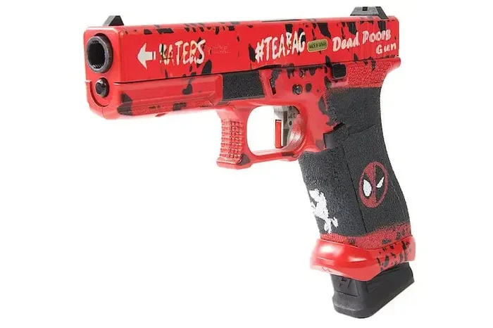 Pistola Softair Glock G17 WE Deadpool
