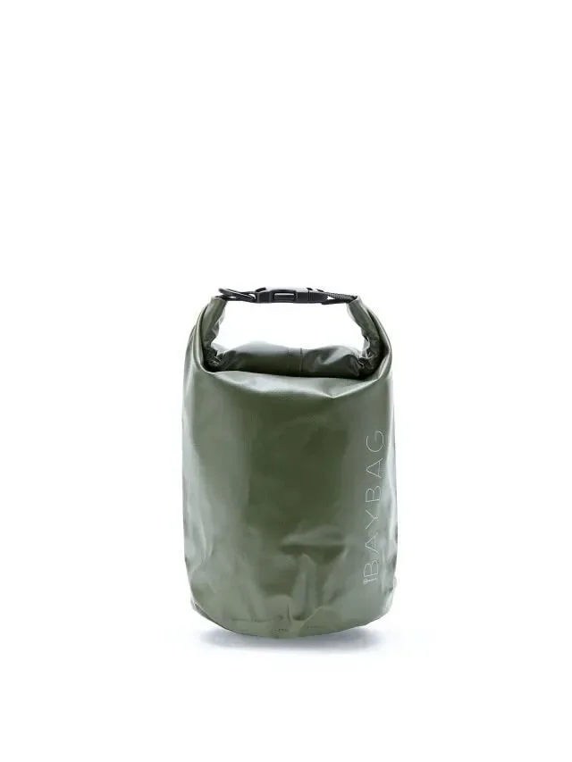 Più Forty +40 BAYBAG Borsa 5 Lt Waterproof Tarpaulin 500D Verde No Cuciture