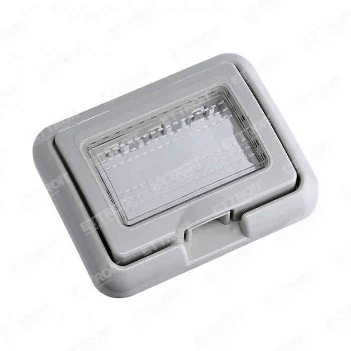 Placca Idrobox IP55 3 Posti Bianco Compatibile Bticino Matix ETTROIT MT2703 Online ora