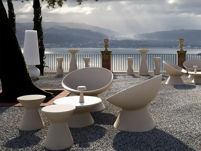 Plust Sgabello Fade Basso Indoor & Outdoor Pietra - immagine 3