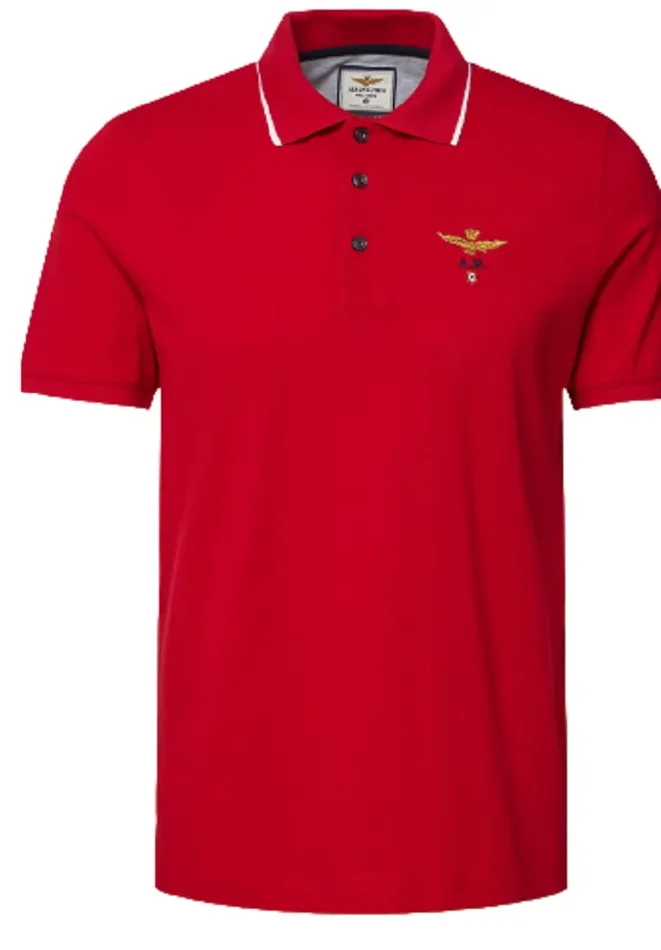 Polo Uomo Aeronautica Militare Art. 231PO1308P82 P-E 23 Colore e misura a scelta - immagine 3
