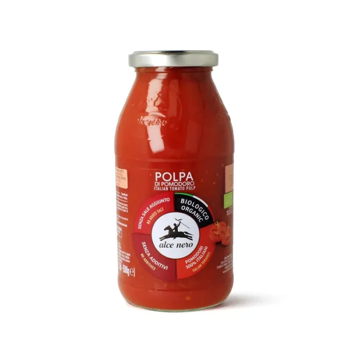 Polpa di pomodoro biologica 500g – Alce nero