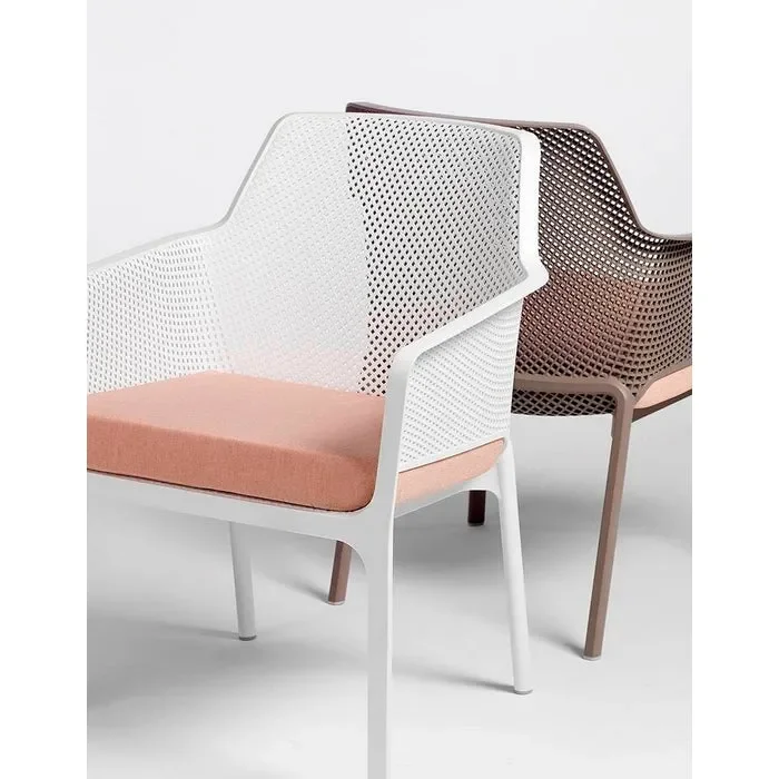 Poltrona da giardino impilabile in resina – Net Relax - immagine 2