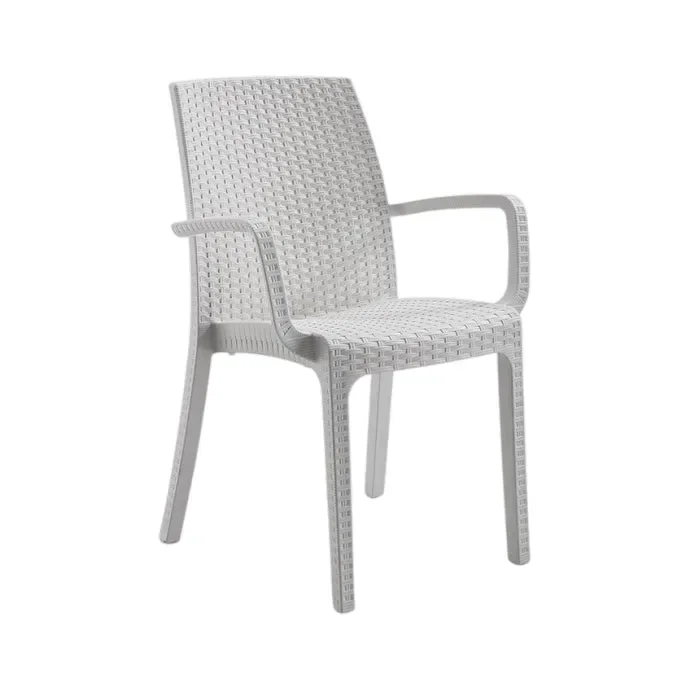 Poltrona da giardino in polipropilene effetto rattan – Indiana Vendita online