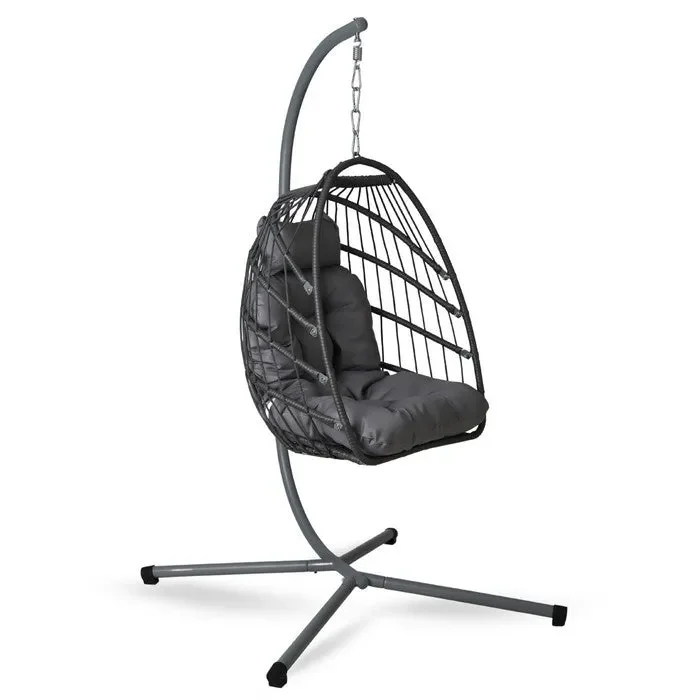 Poltrona sospesa da giardino con cuscini – Sospira Fornitura