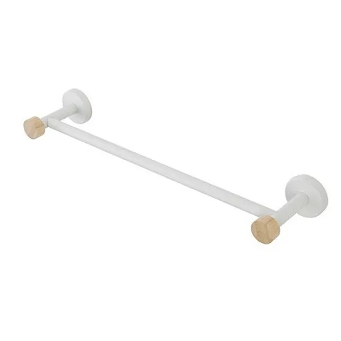 Porta asciugamani da parete in acciaio e bamboo – Haiti