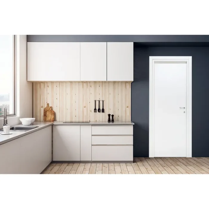 PORTA BASIC BIANCO LISCIO 210 x 70 SINISTRA - immagine 3