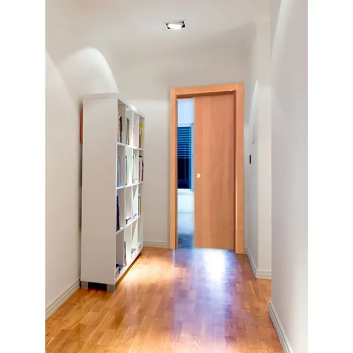 PORTA BASIC NOCE BIONDO SCORREVOLE INTERNO MURO – 210 x 70 – REVERSIBILE - immagine 3