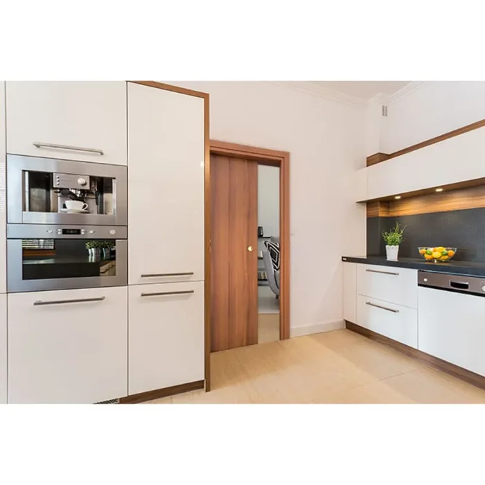 PORTA BASIC NOCE NAZIONALE SCORREVOLE INTERNO MURO – 210 x 80 – REVERSIBILE - immagine 3