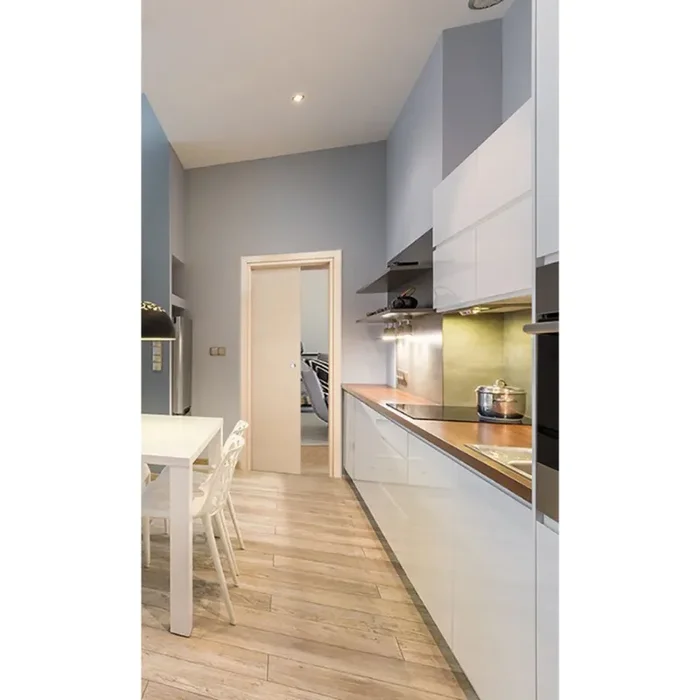 PORTA BASIC ROVERE SBIANCATO SCORREVOLE INTERNO MURO – 210 x 80 – REVERSIBILE Vendita online - immagine 3