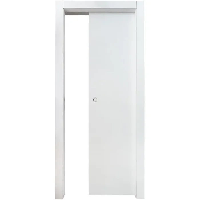 PORTA MATRIX BIANCO SCORREVOLE INTERNO MURO – 210 x 70 – REVERSIBILE