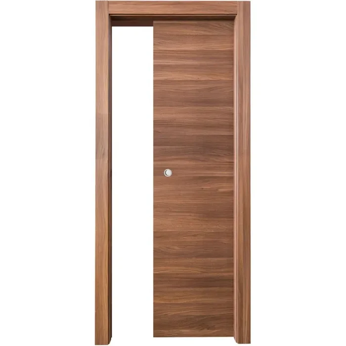 PORTA MATRIX NOCE LEUCA SCORREVOLE INTERNO MURO – 210 x 60 – REVERSIBILE