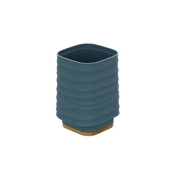 Porta spazzolini in ABS e bamboo – Alabama