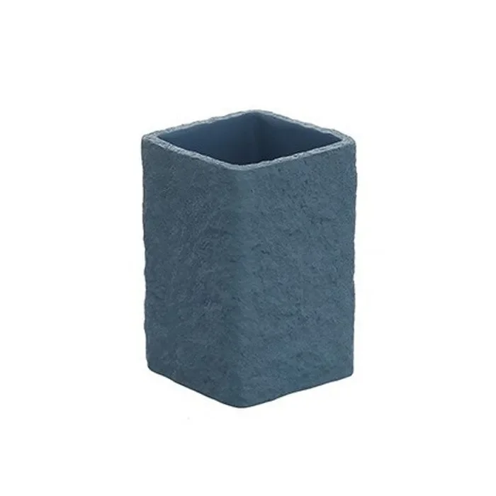 Porta spazzolini quadrato effetto pietra – Sabbia