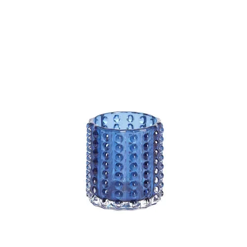 PORTA T-LIGHT IN VETRO BLU SCURO (Ã˜9,5x10cm)
