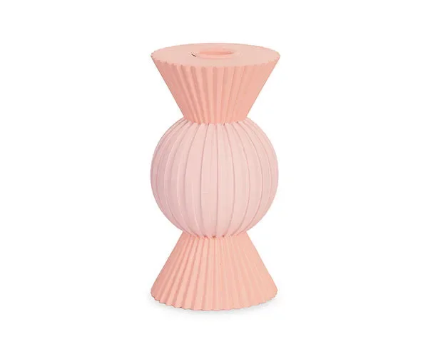 PORTACANDELA SFERA ROSA/PESCA IN CERAMICA h.15cm Online ora