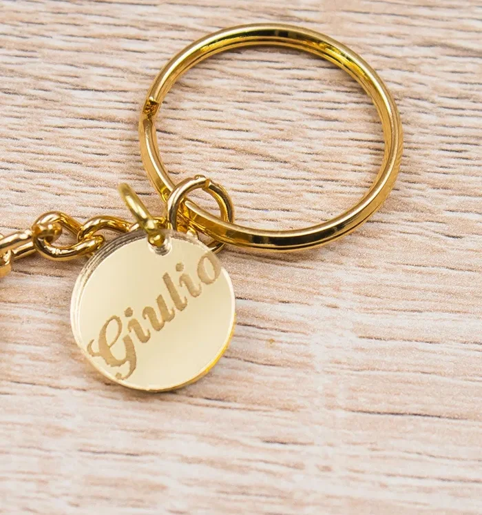 Portachiavi Ciak Cinema Oro 24Kt Personalizzato Vendita calda online - immagine 3