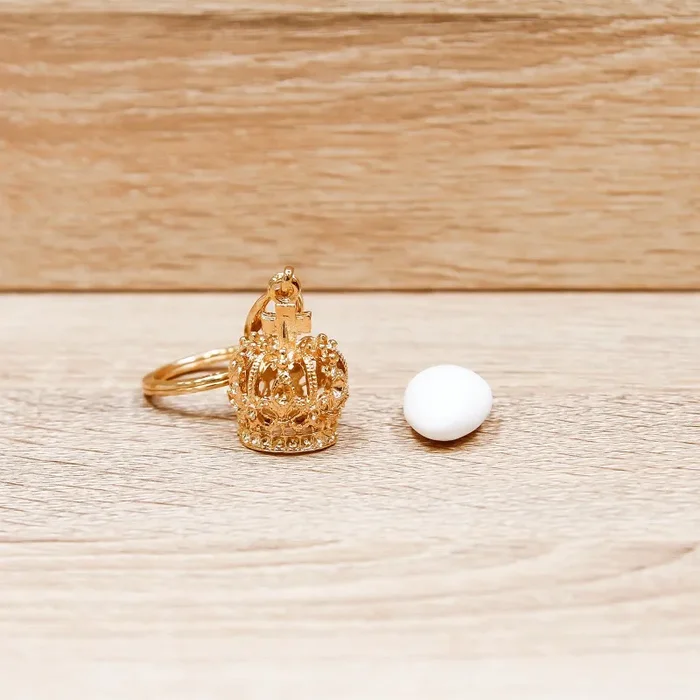 Portachiavi Corona Dorata Grande