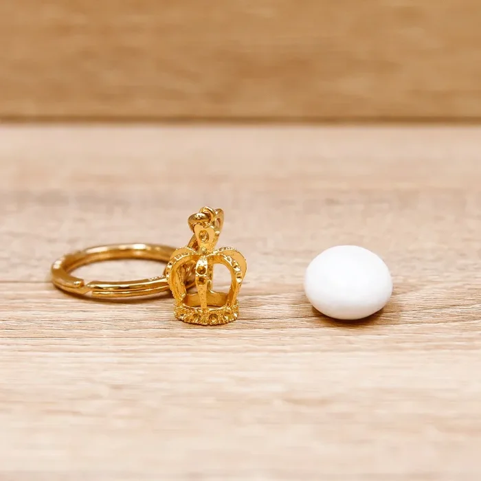 Portachiavi Corona Dorata Piccolo Saldi