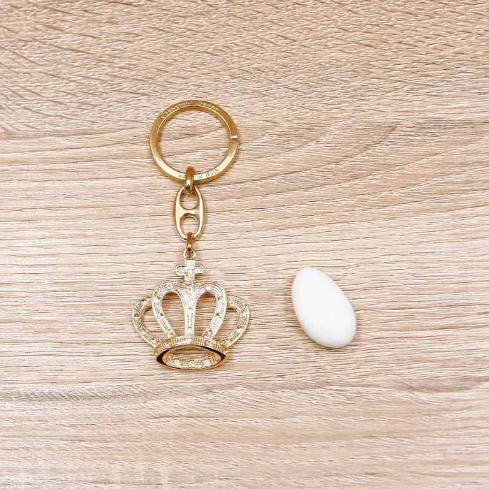 Portachiavi Corona Regina Dorata