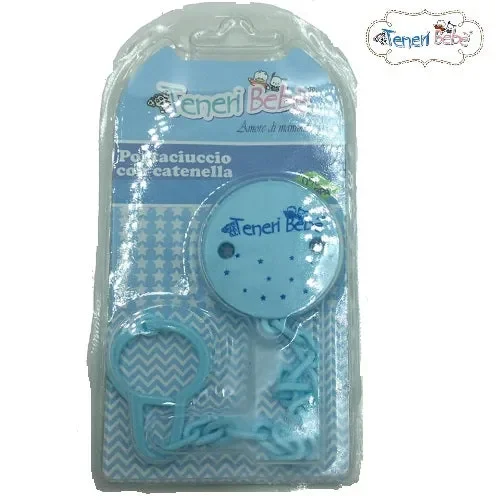 PORTACIUCCIO CON CATENELLA TENERI BEBE ART 1071 COLORE A SCELTA MISURA UNICA