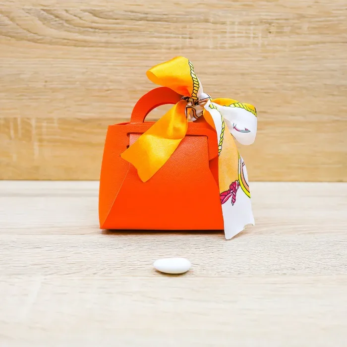 Portaconfetti Borsetta Arancio Madrhélen