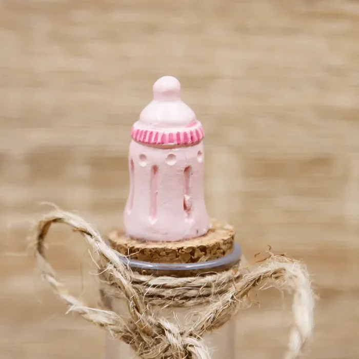 Portaconfetti con Biberon Rosa - immagine 2