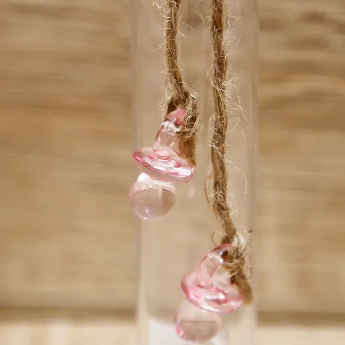 Portaconfetti con Biberon Rosa - immagine 3