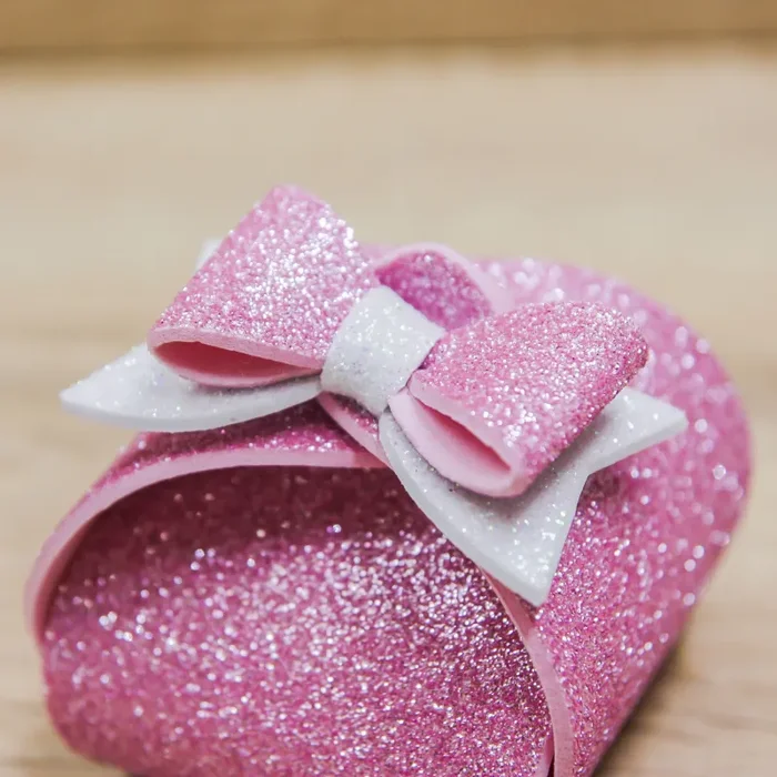 Portaconfetti Piccolo Glitter Rosa - immagine 2