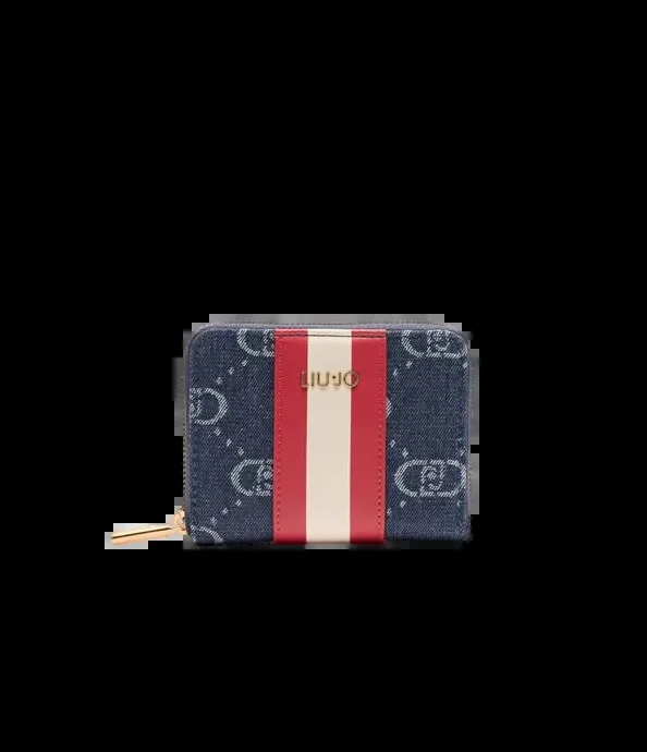 Portafoglio zip around jacquard donna Liu Jo art AA5156 D3200