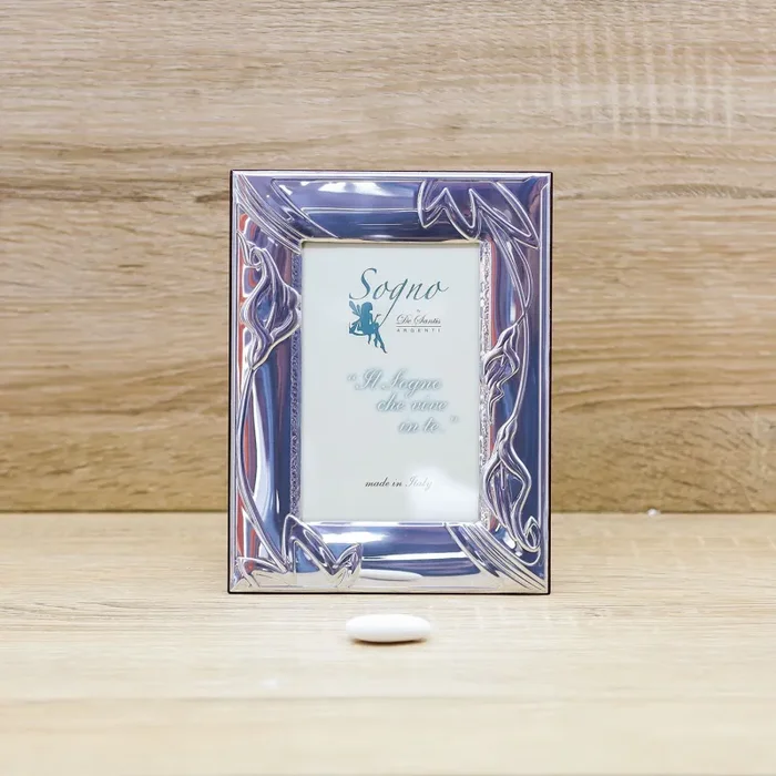 Portafoto Argento Piccolo con Tulipani De Santis Argenti Online